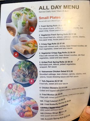 Pho Spot menu 2
